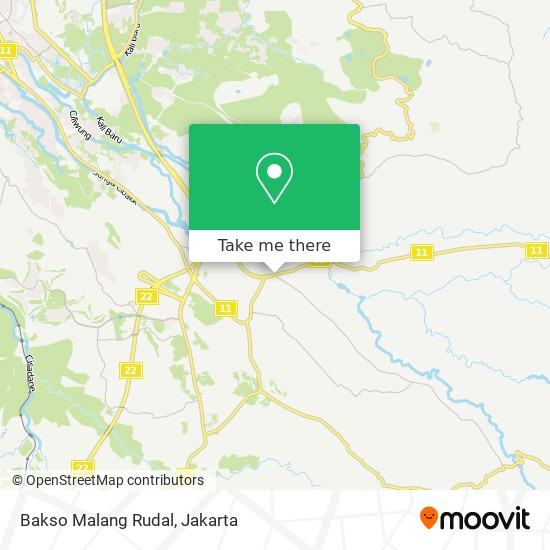 Bakso Malang Rudal map
