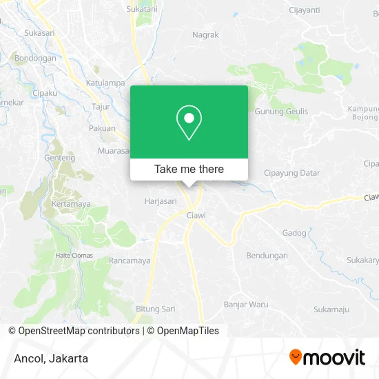 Ancol map