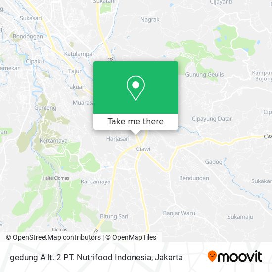 gedung A lt. 2 PT. Nutrifood Indonesia map