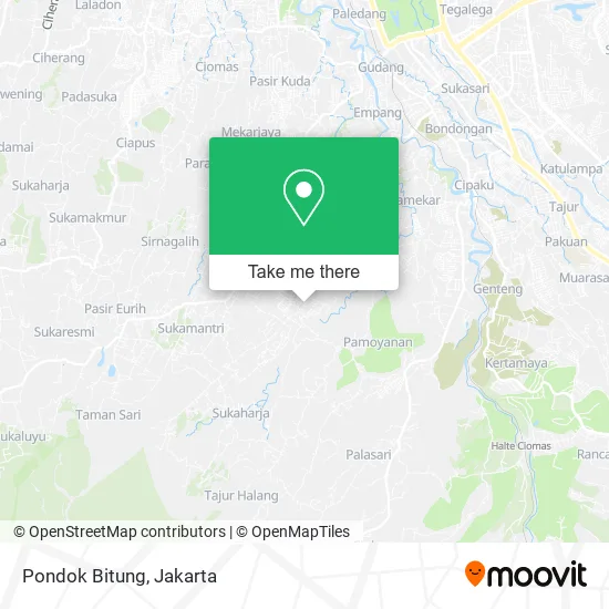 Pondok Bitung map