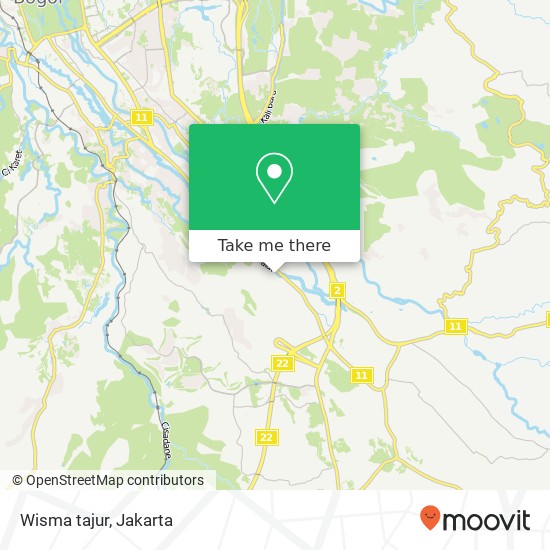 Wisma tajur map