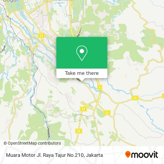 Muara Motor Jl. Raya Tajur No.210 map