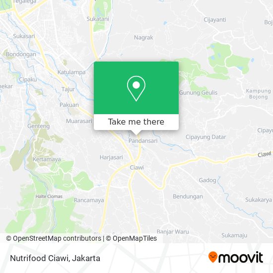 Nutrifood Ciawi map