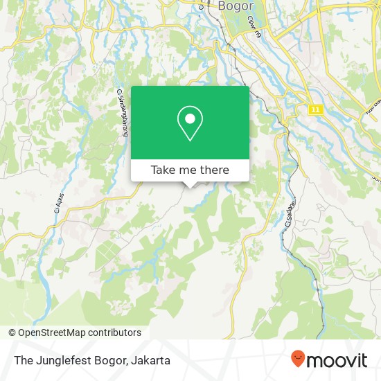 The Junglefest Bogor map