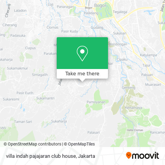 villa indah pajajaran club house map