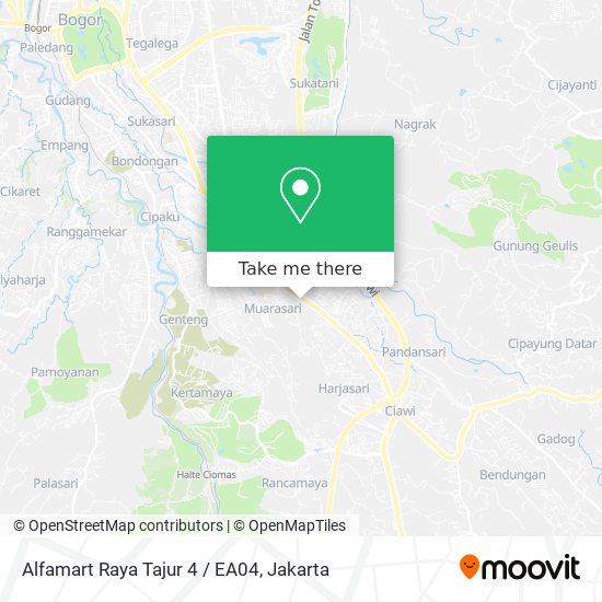 Alfamart Raya Tajur 4 / EA04 map