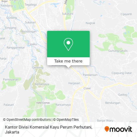 Kantor Divisi Komersial Kayu Perum Perhutani map