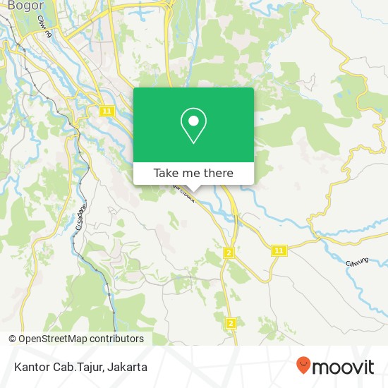 Kantor Cab.Tajur map