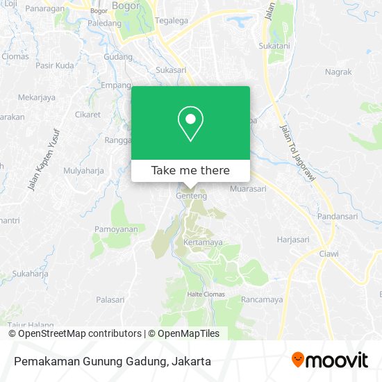 Pemakaman Gunung Gadung map