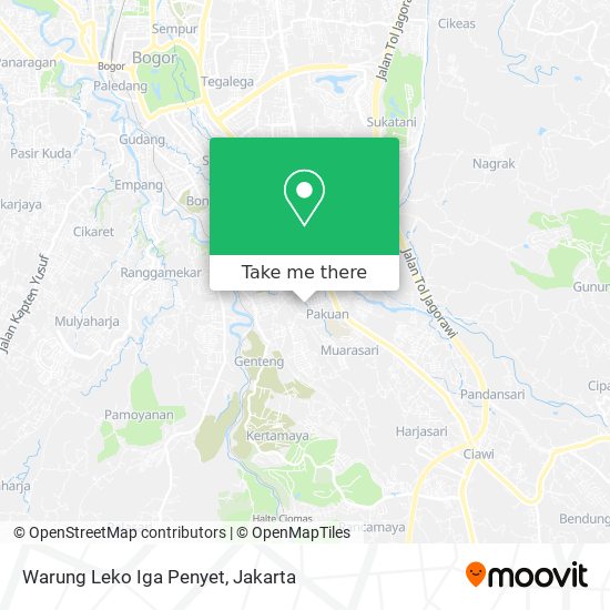 Warung Leko Iga Penyet map