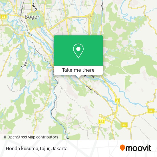 Honda kusuma,Tajur map