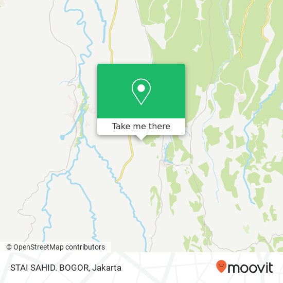 STAI SAHID. BOGOR map