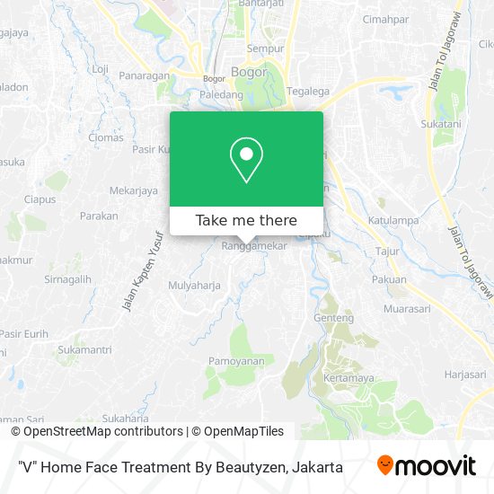 "V" Home Face Treatment By Beautyzen map