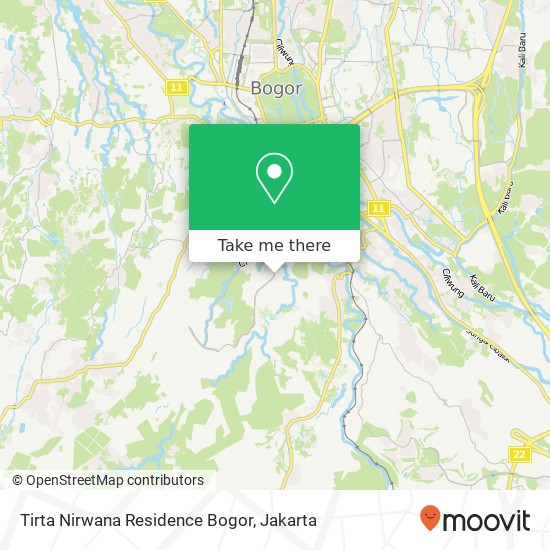 Tirta Nirwana Residence Bogor map