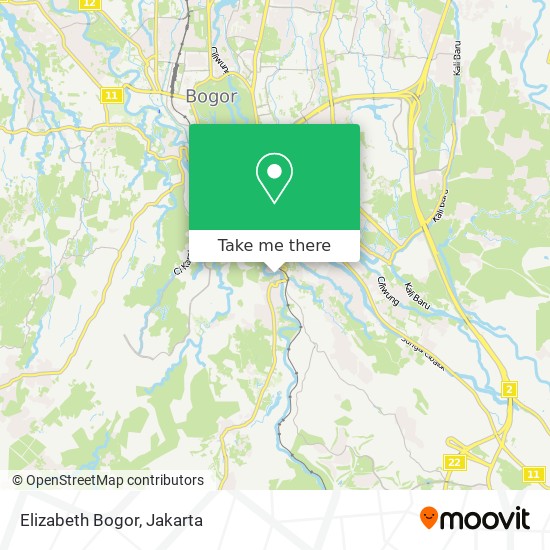 Elizabeth Bogor map