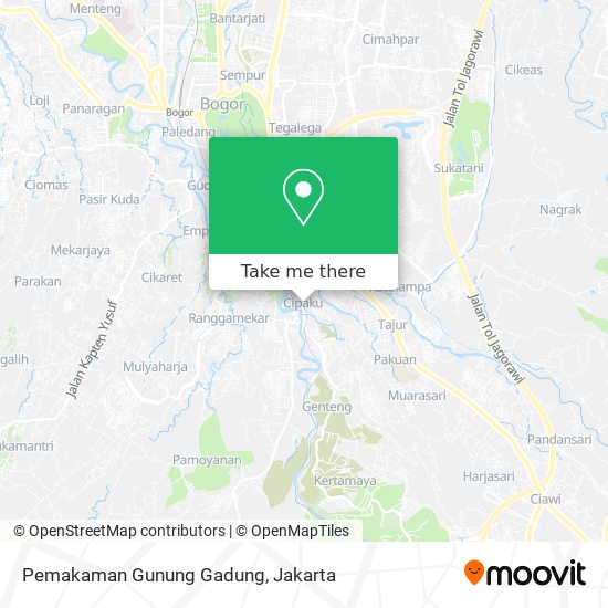 Pemakaman Gunung Gadung map