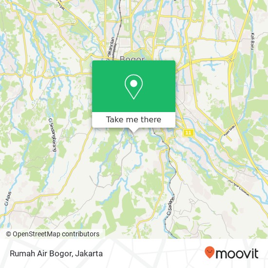 Rumah Air Bogor map