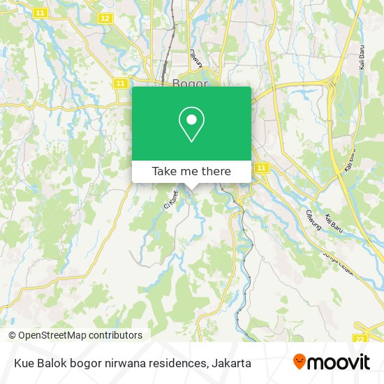 Kue Balok bogor nirwana residences map