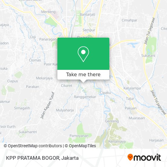 KPP PRATAMA BOGOR map