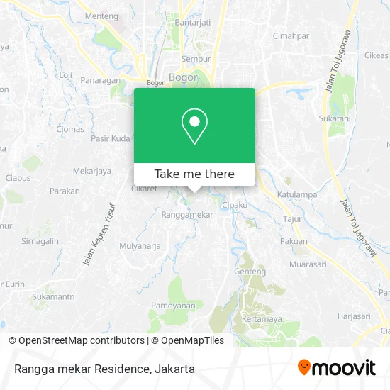 Rangga mekar Residence map