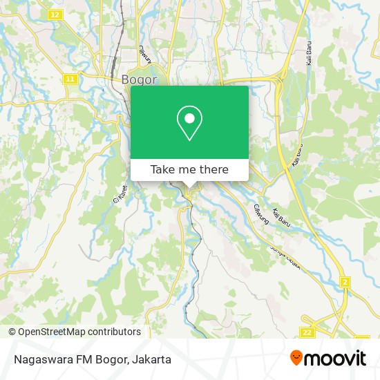 Nagaswara FM Bogor map