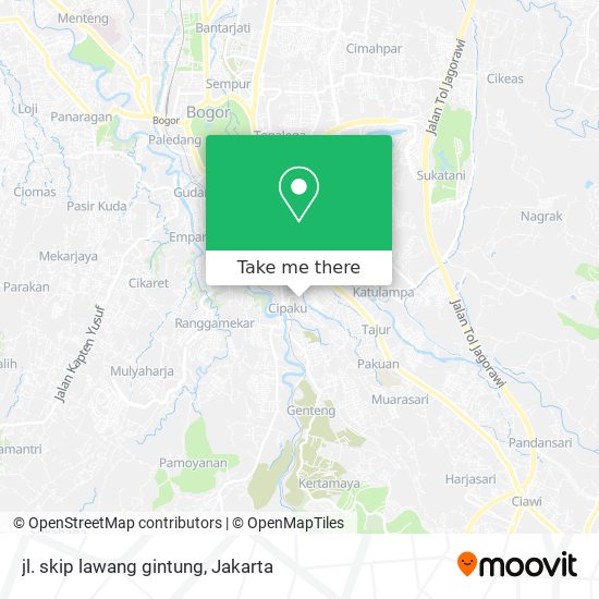 jl. skip lawang gintung map