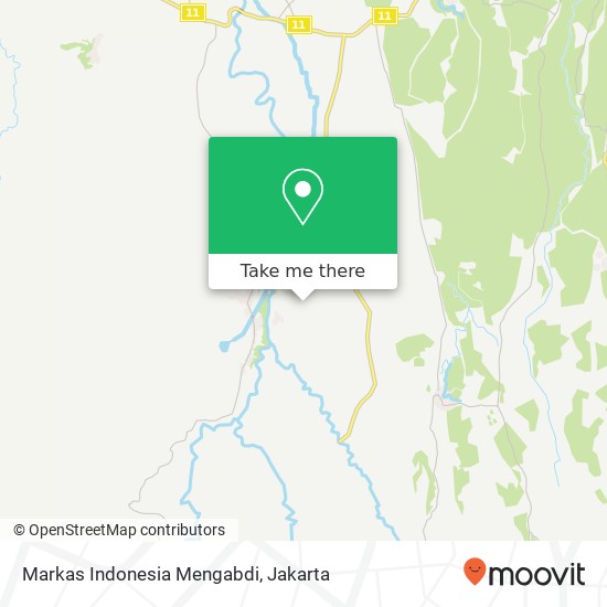 Markas Indonesia Mengabdi map