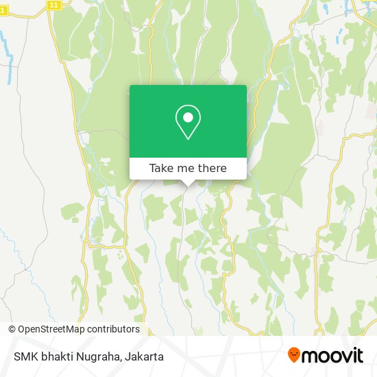 SMK bhakti Nugraha map