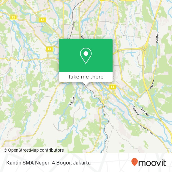 Kantin SMA Negeri 4 Bogor map