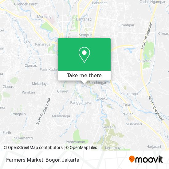 Farmers Market, Bogor map