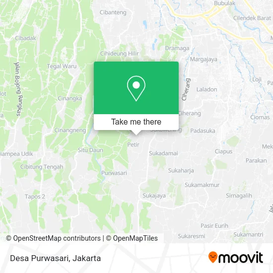 Desa Purwasari map