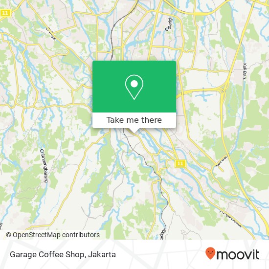 Garage Coffee Shop map