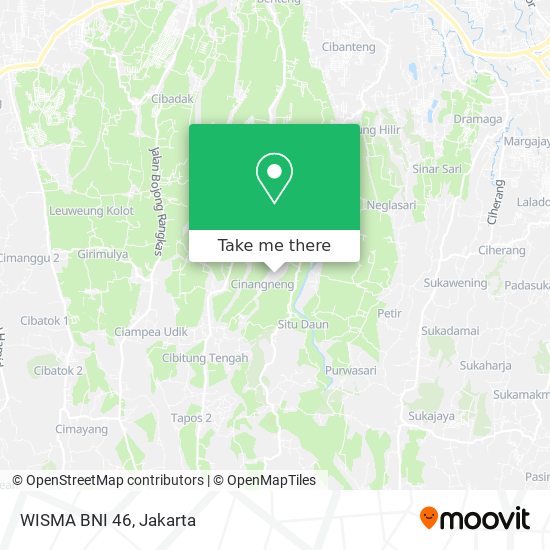 WISMA BNI 46 map