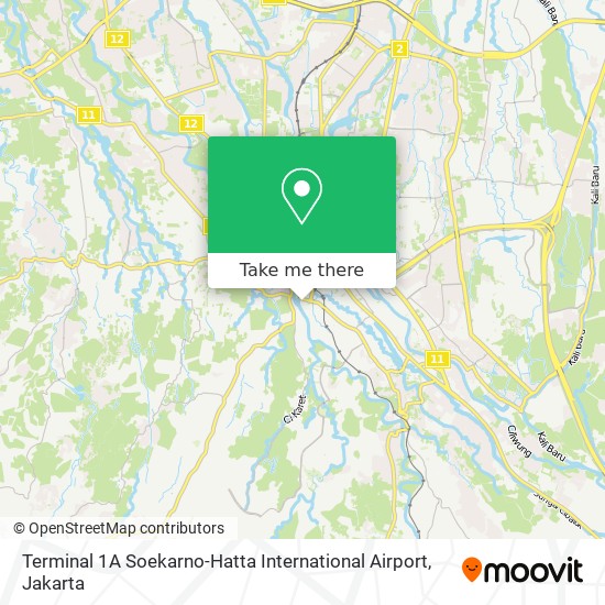 Terminal 1A Soekarno-Hatta International Airport map