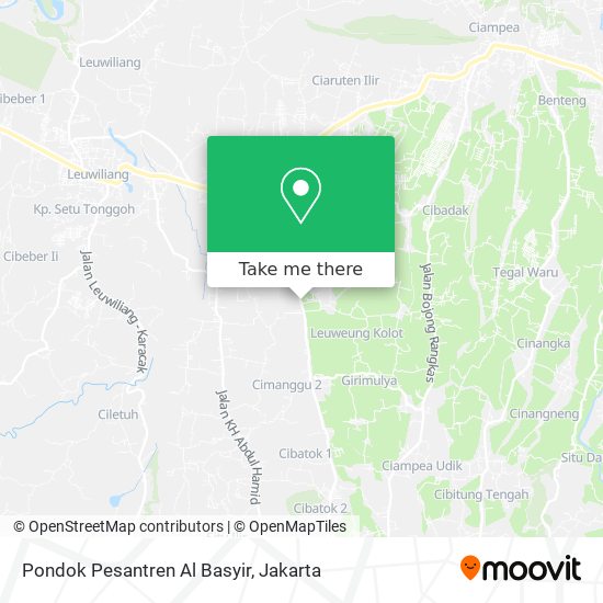 Pondok Pesantren Al Basyir map