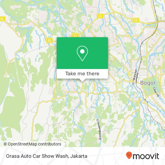 Orasa Auto Car Show Wash map