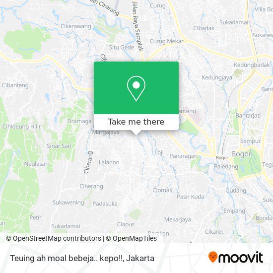 Teuing ah moal bebeja.. kepo!! map