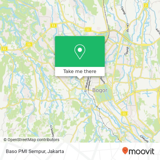 Baso PMI Sempur map
