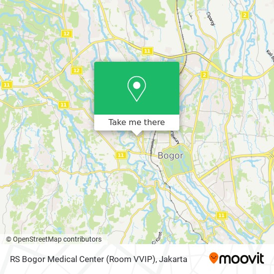 RS Bogor Medical Center (Room VVIP) map