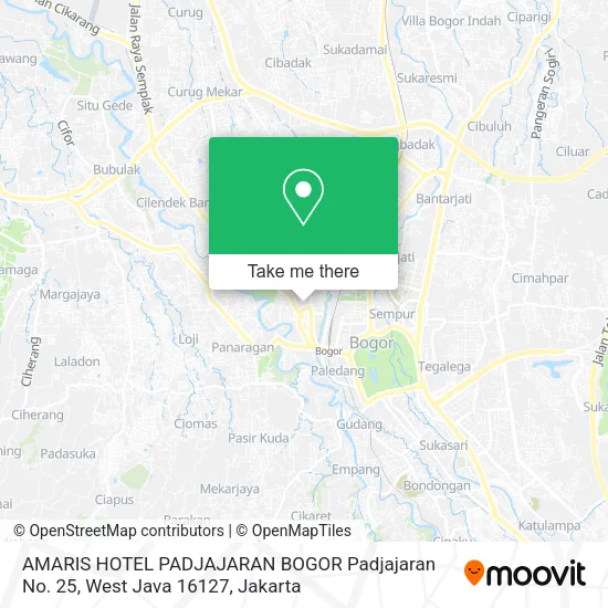 AMARIS HOTEL PADJAJARAN BOGOR
Padjajaran No. 25, West Java 16127 map
