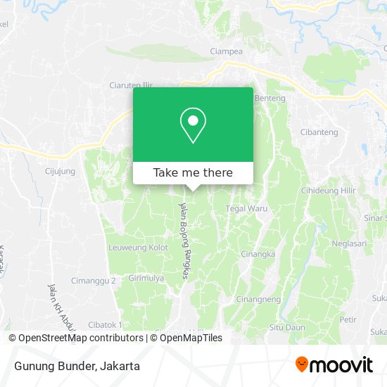 Gunung Bunder map