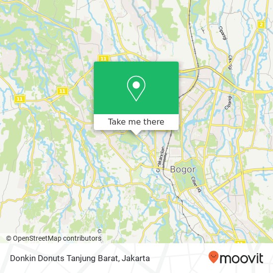 Donkin Donuts Tanjung Barat map