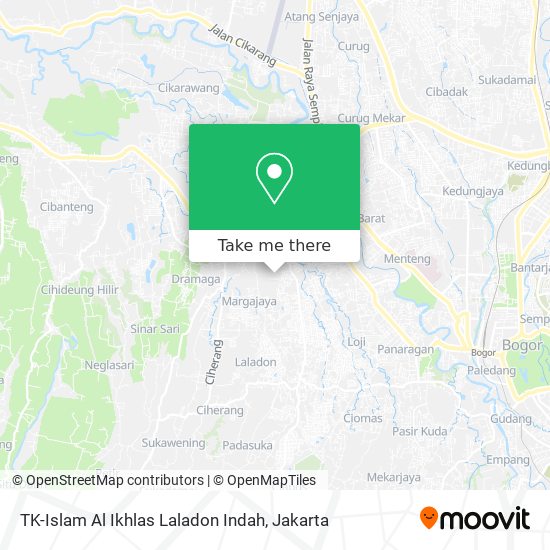 TK-Islam Al Ikhlas Laladon Indah map