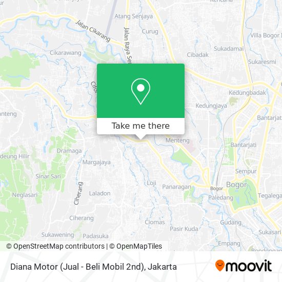 Diana Motor (Jual - Beli Mobil 2nd) map