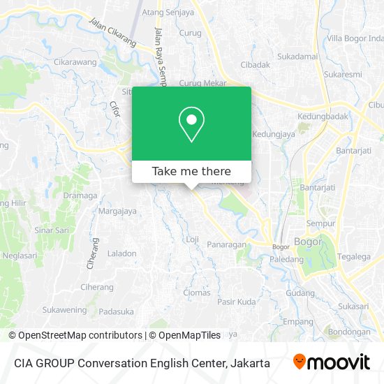 CIA GROUP Conversation English Center map