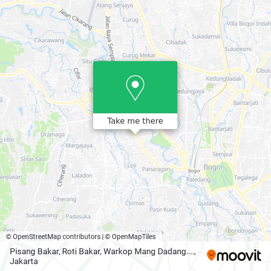 Pisang Bakar, Roti Bakar, Warkop Mang Dadang.... map