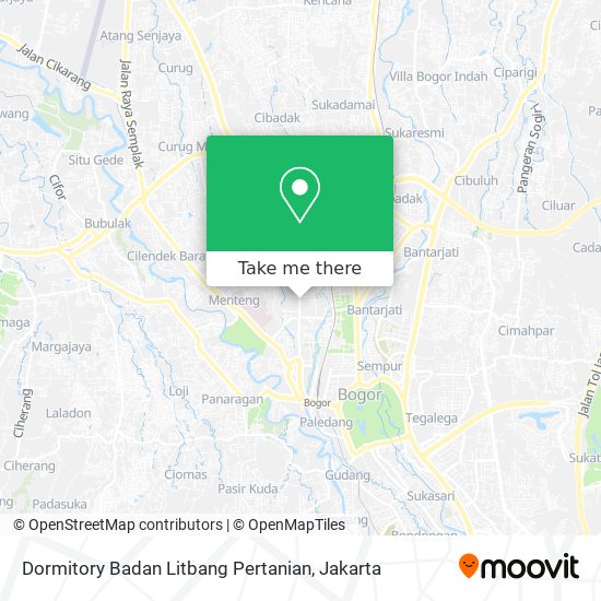 Dormitory Badan Litbang Pertanian map