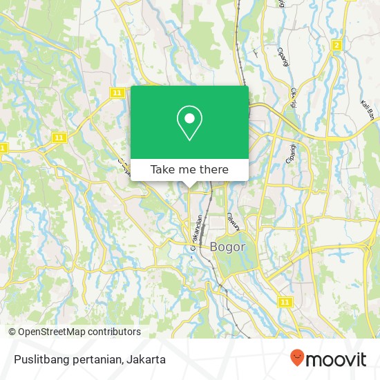 Puslitbang pertanian map