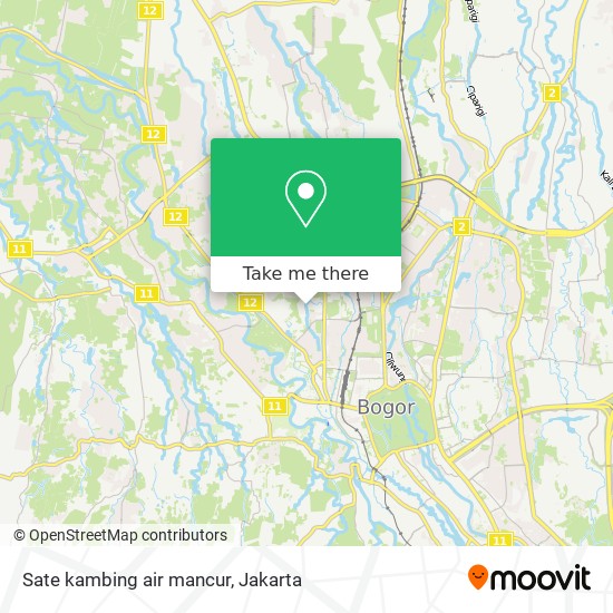 Sate kambing air mancur map