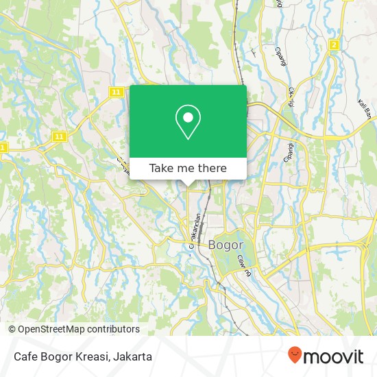 Cafe Bogor Kreasi map